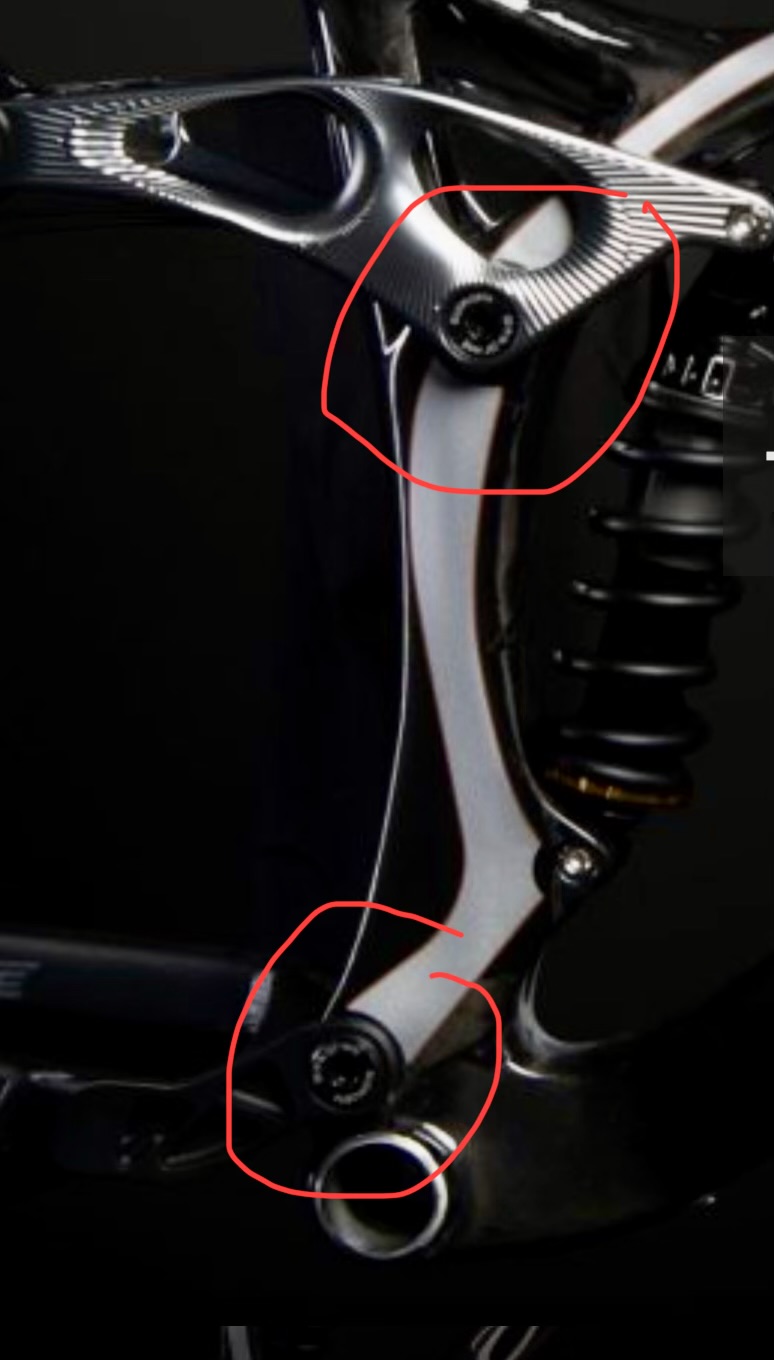 Bolt connection at frame